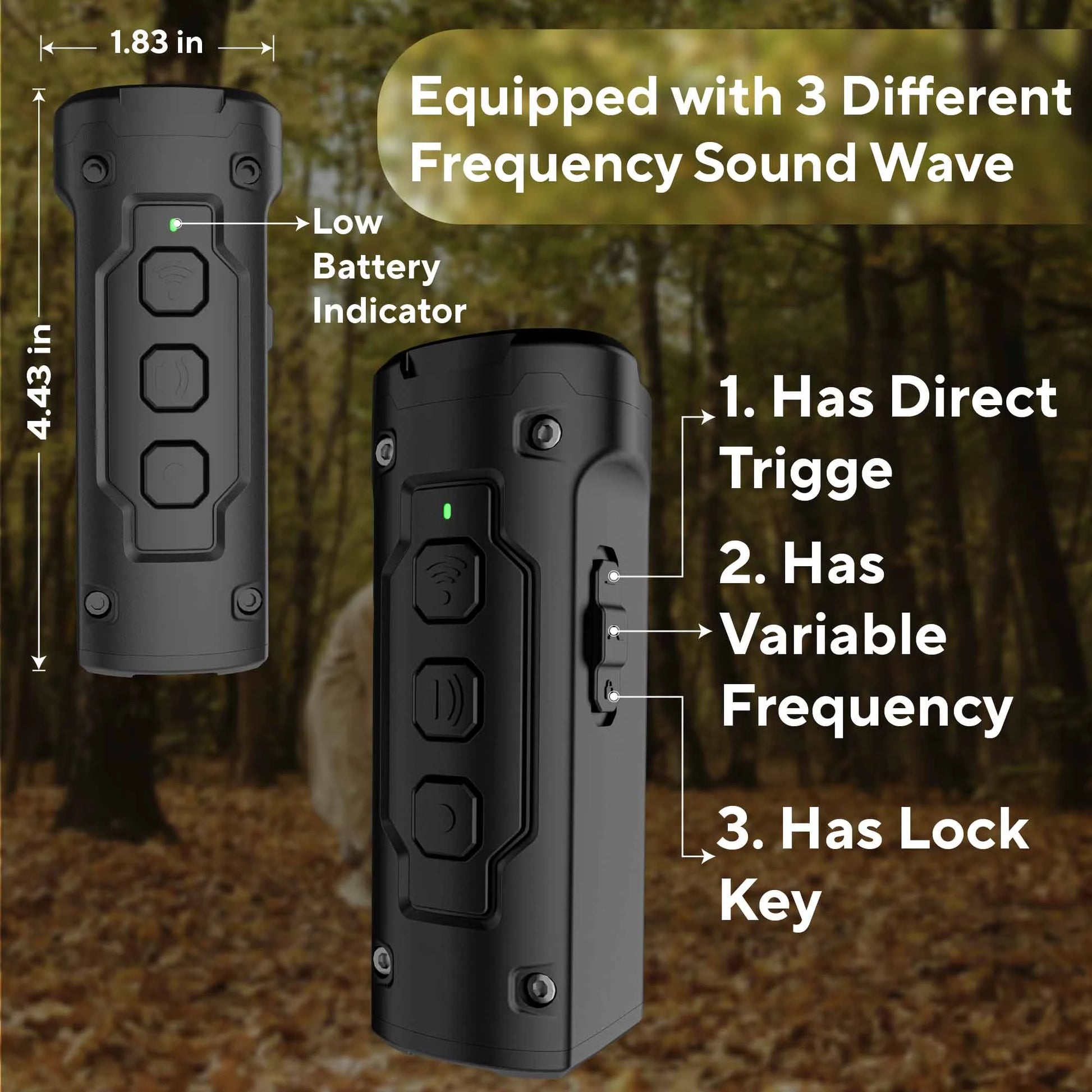 Handheld Anti Barking Device & Ultrasonic Dog Bark Repellent Training ...