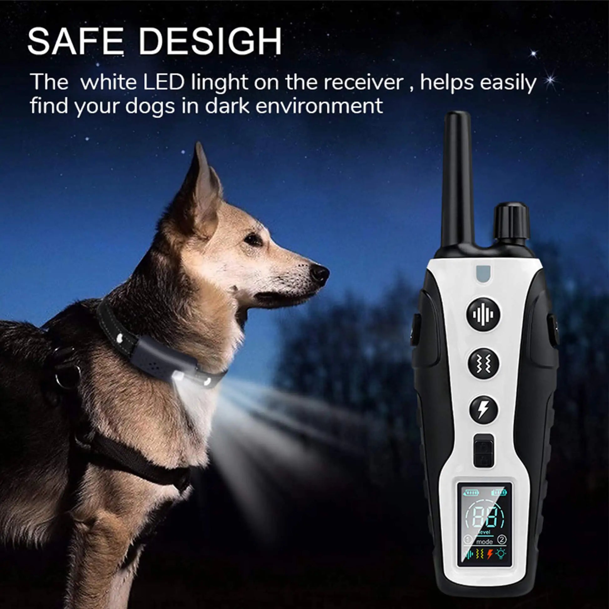 Dog Training Collar 3280 Feet Shock Collars for Dogs with Remote DogBarkingStopper